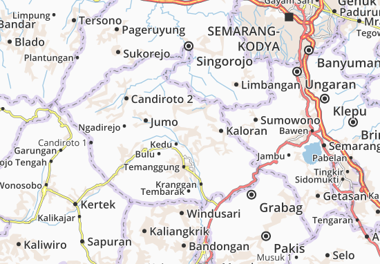 Karte Stadtplan Kandangan