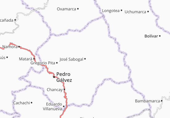 Kaart Plattegrond José Sabogal