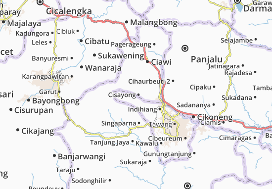 Kaart Plattegrond Cisayong