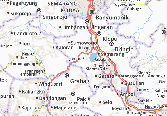 Karte Stadtplan Jambu