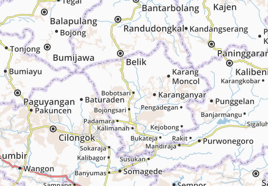 Mapa Bobotsari