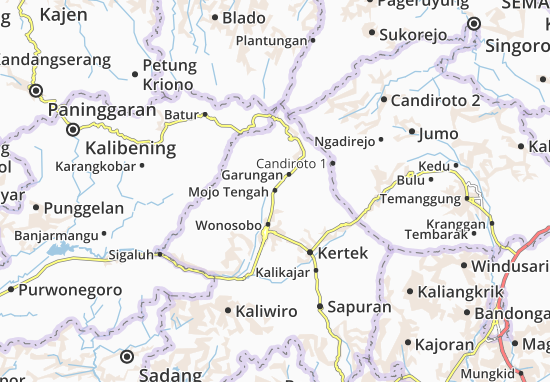 Kaart Plattegrond Mojo Tengah