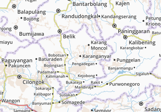 Karanganyar Map