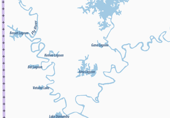 Mapa Kavianganga