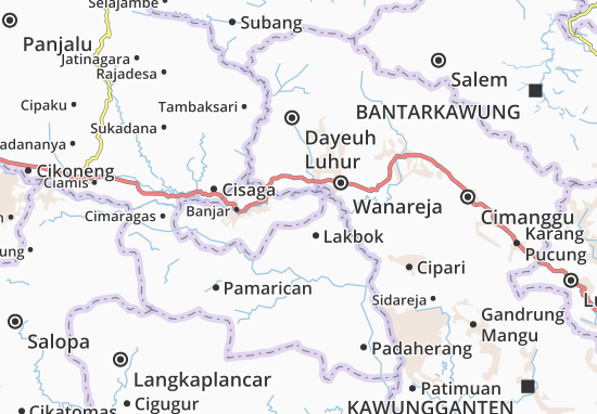 Mapa Langensari