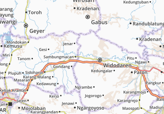 Mantingan Map