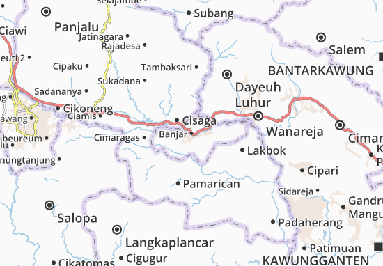 Karte Stadtplan Banjar