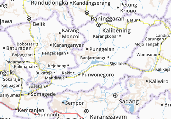 Karte Stadtplan Sawangan