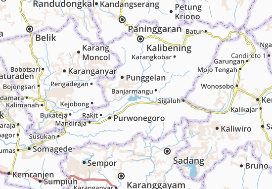 Kaart Plattegrond Wanadadi