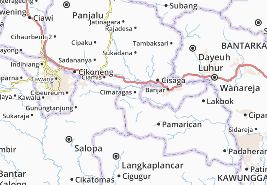 Karte Stadtplan Cimaragas