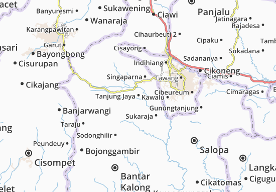 Kaart Plattegrond Tanjung Jaya