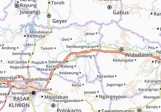 Ngrampal Map