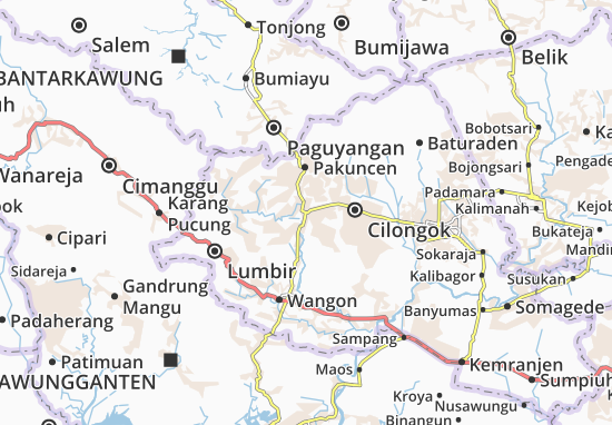 Ajibarang Map