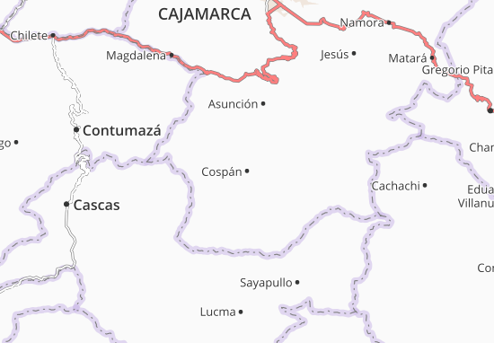 Kaart Plattegrond Cospán