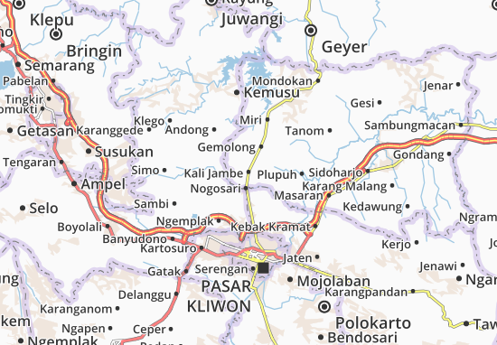 Kali Jambe Map