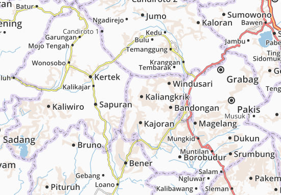 Kaliangkrik Map