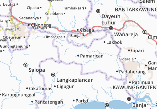 Karte Stadtplan Pamarican