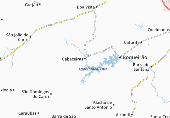 Cabaceiras Map