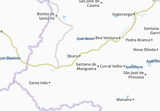 Ibiara Map