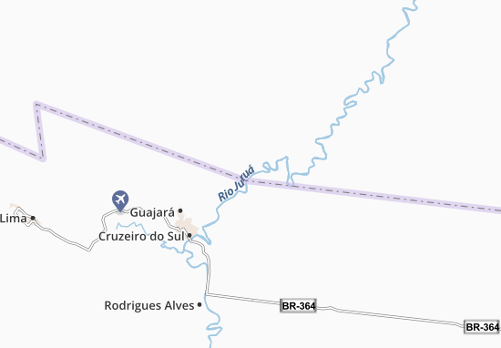 Kaart Plattegrond Guajará