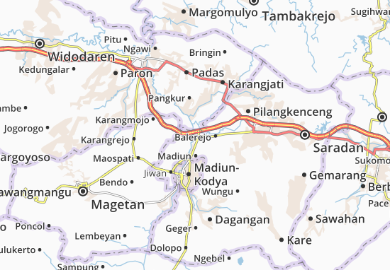 Mapa Sawahan