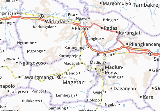 Mapa Karangrejo