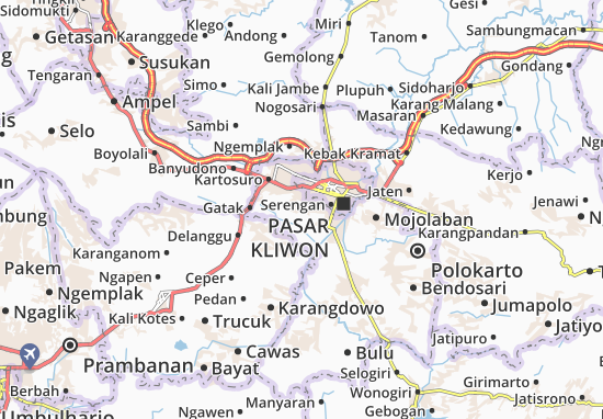 Karte Stadtplan Baki