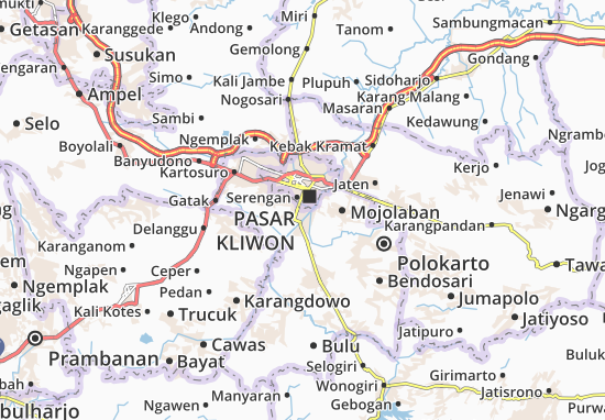 Karte Stadtplan Grogol