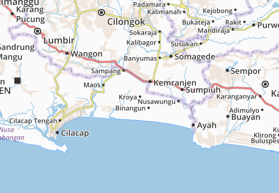 Kroya Map