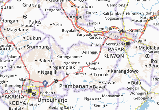 Jatinom Map