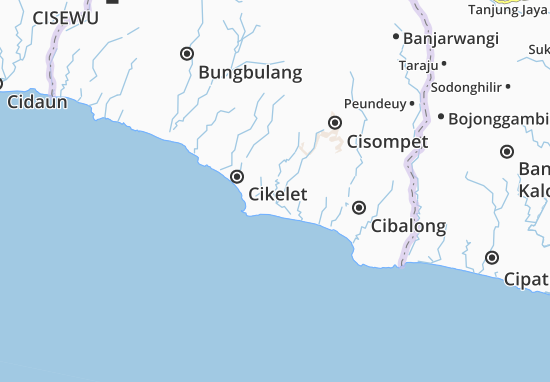 Karte Stadtplan Pameungpeuk