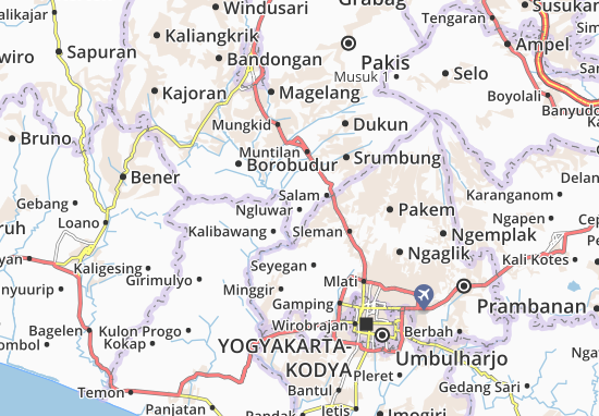 Karte Stadtplan Ngluwar