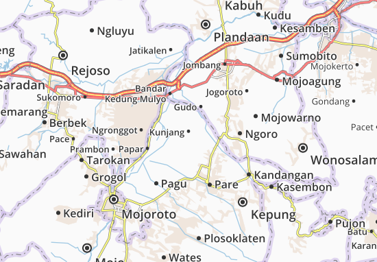 Kaart Plattegrond Kunjang