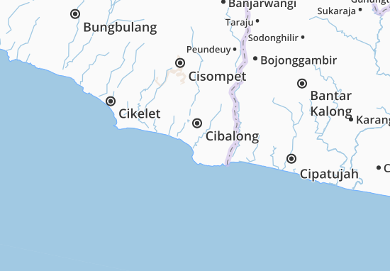 Kaart Plattegrond Cibalong