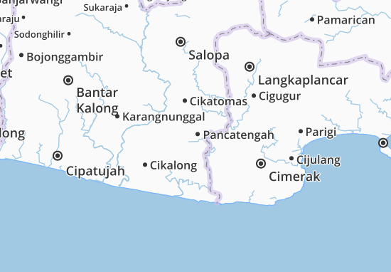 Kaart Plattegrond Pancatengah