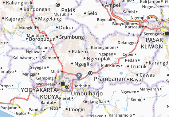 Ngemplak Map
