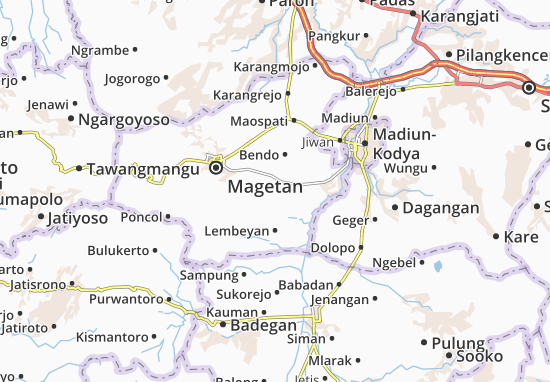 Kawedanan Map