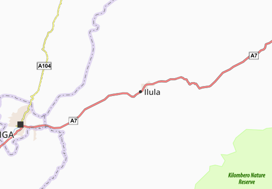 Karte Stadtplan Ilula
