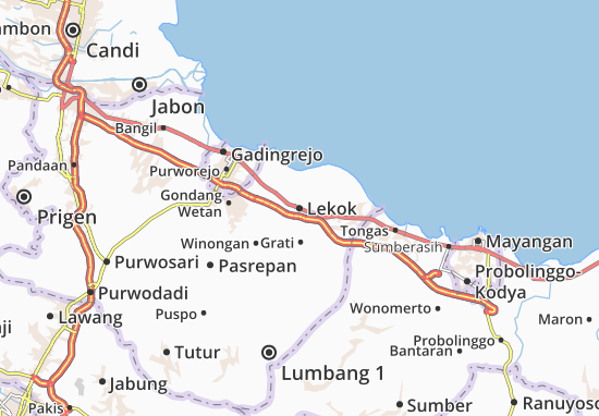 Lekok Map