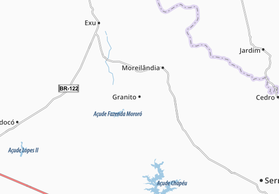 Karte Stadtplan Granito