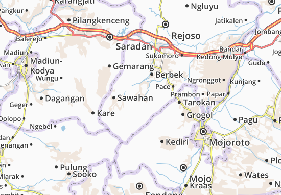 Karte Stadtplan Ngetos