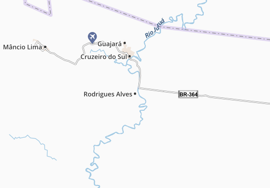 Karte Stadtplan Rodrigues Alves