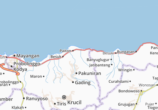 Kota Anyar Map