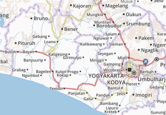 Girimulyo Map