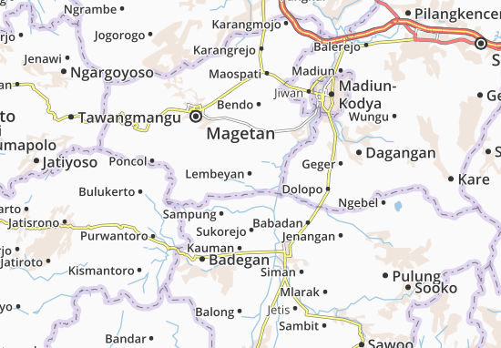 Lembeyan Map