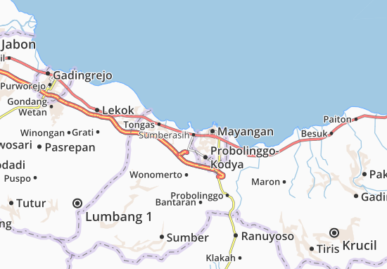 Sumberasih Map
