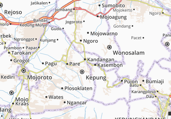 Kandangan Map