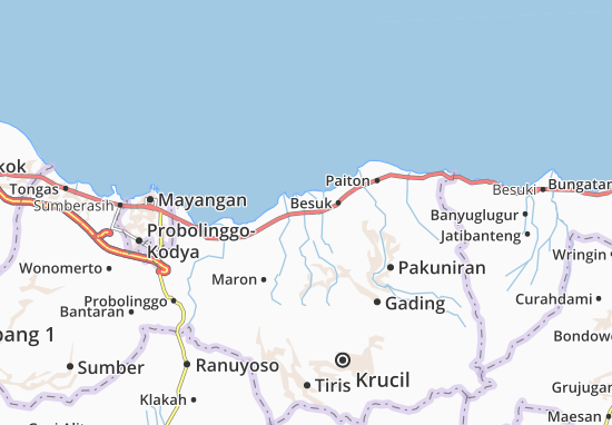 Kraksaan Map