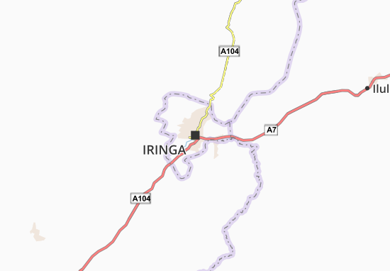 Mapa Iringa