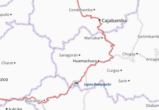 Karte Stadtplan Sanagorán